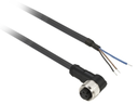 Cable de Sensor marca Telemecanique Sensors Serie XZCP; Conector Tipo M8-F Longitud (M) 5M Pines 3