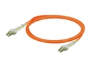 Cable Patch Cord, Fibra Optica marca Weidmüller Serie LSZH; Longitud 1M Tipo MULTIMODO 62.5/125 DUPLEX LC-LC