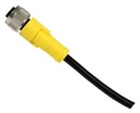 Cable Conector Axial para sensores marca Datalogic Serie CS; Conector Tipo M12-F Pines 8 Longitud 5M 