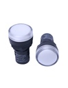 Luz Piloto LED Marca Chint Serie NP8; Color Blanco Diámetro 22mm Bobina 110-220VAC