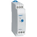 Relé Temporizador retardo a la conexión, marca CHINT bobina 230VAC. Rangos: 0.2-2/ 0.5-5/ 1-10/ 2-20/ 5-50/ 10-100/ 12-120 (s/min/h)